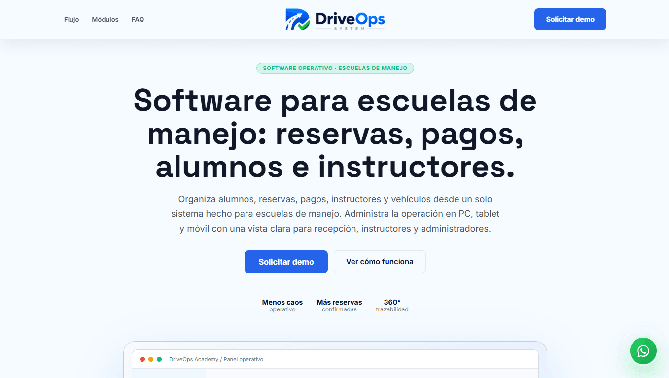 Vista previa de DriveOps